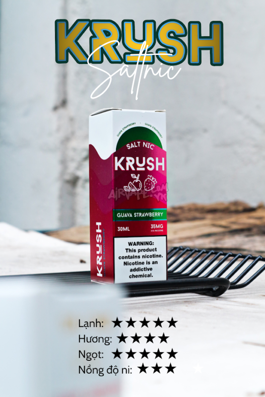 krush saltnic ổi dâu