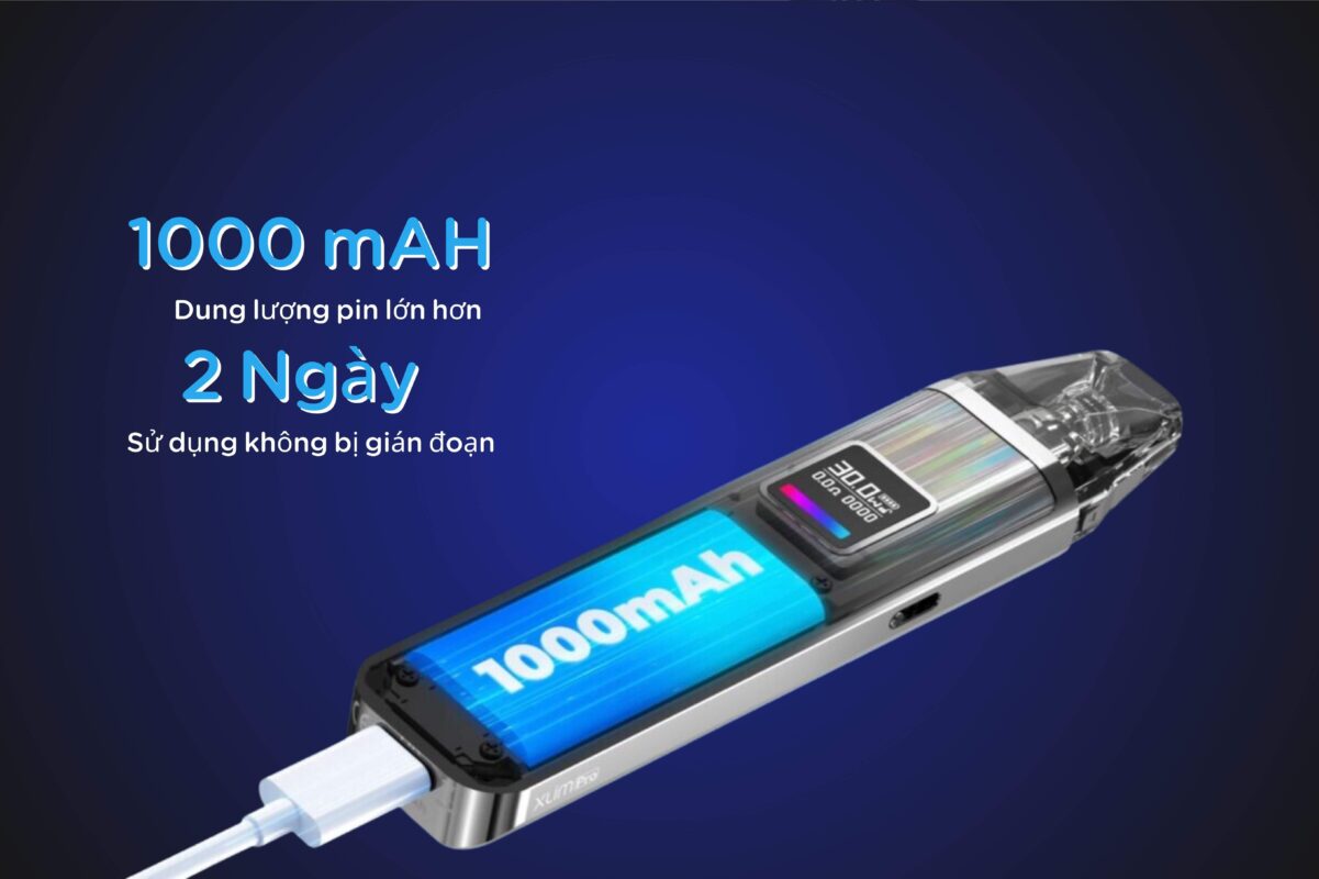 oxva xlim pro dung lượng pin 1000mah