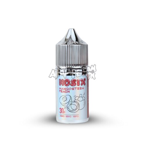 alt="nosix saltnic mangosteen peach, tinh dầu vị măng cụt đào, airvape.com.vn"