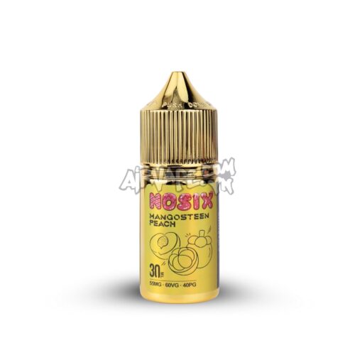 alt="nosix saltnic mangosteen peach, tinh dầu vị măng cụt đào, airvape.com.vn"