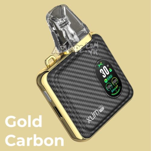 alt="oxva xlim sq pro 30w gold carbon"