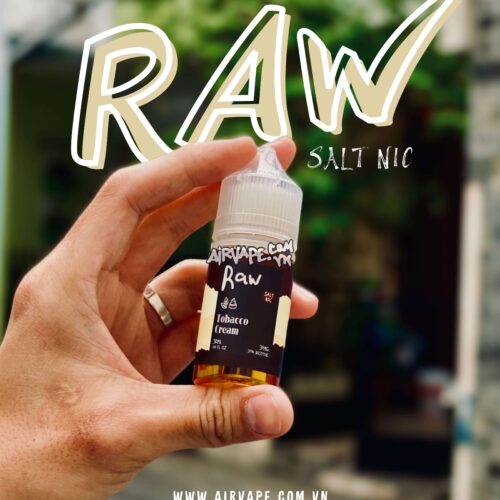 alt="tinh dầu raw salt nic tobacco cream"