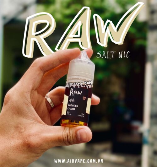 alt="tinh dầu raw salt nic tobacco cream"