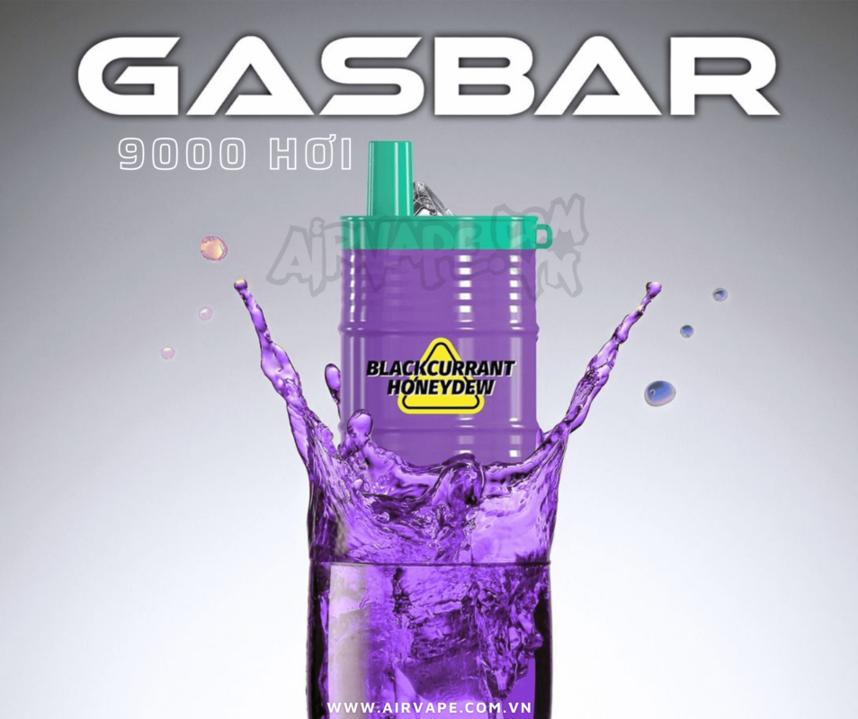 alt="Gasbar 9000 hơi, pod 1 lần siêu tiện lợi"