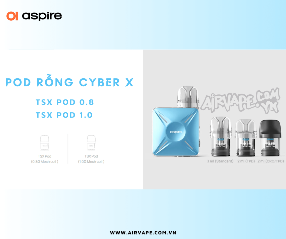 alt="đầu pod cyber X bao nhiêu ohm, đầu pod CYBER"