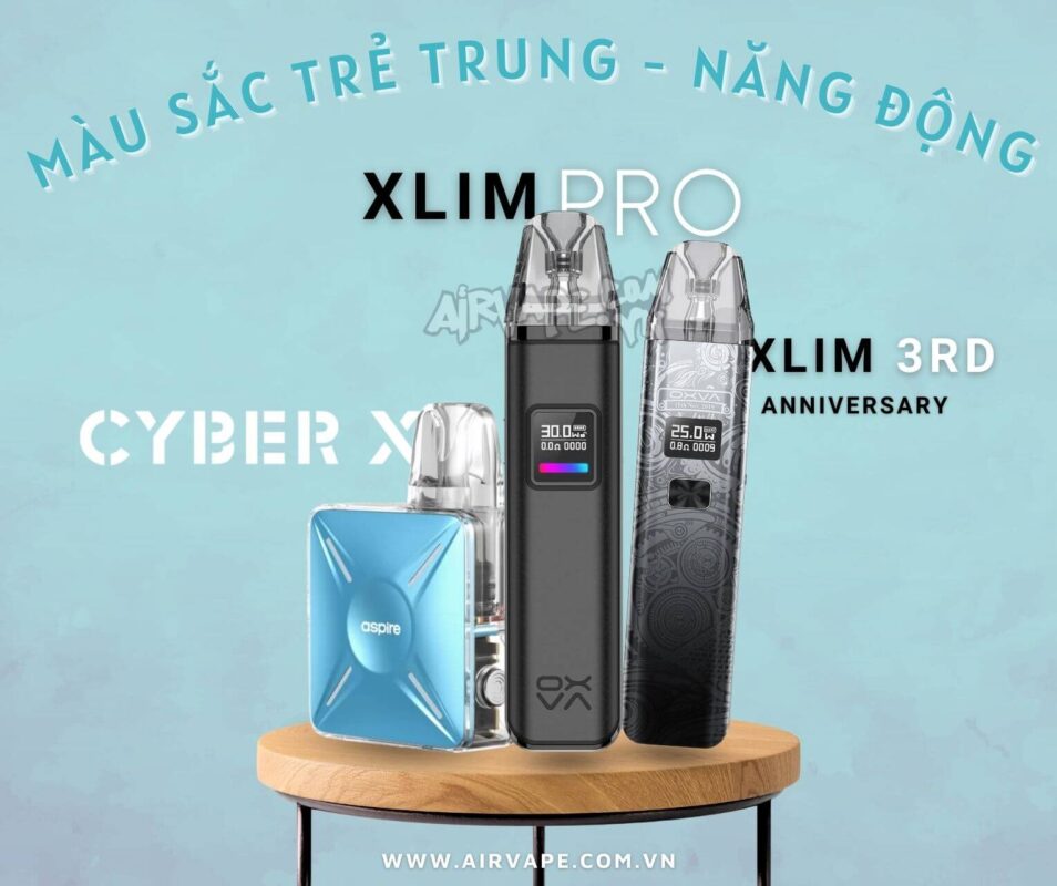 alt="xlim pro pod, cyber x pod system, thuốc lá điện tử chính hãng"