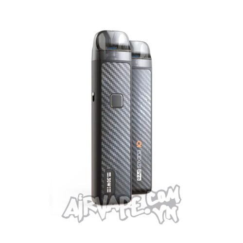 alt="aspire flexus pro black carbon, pod system chính hãng air vape store"