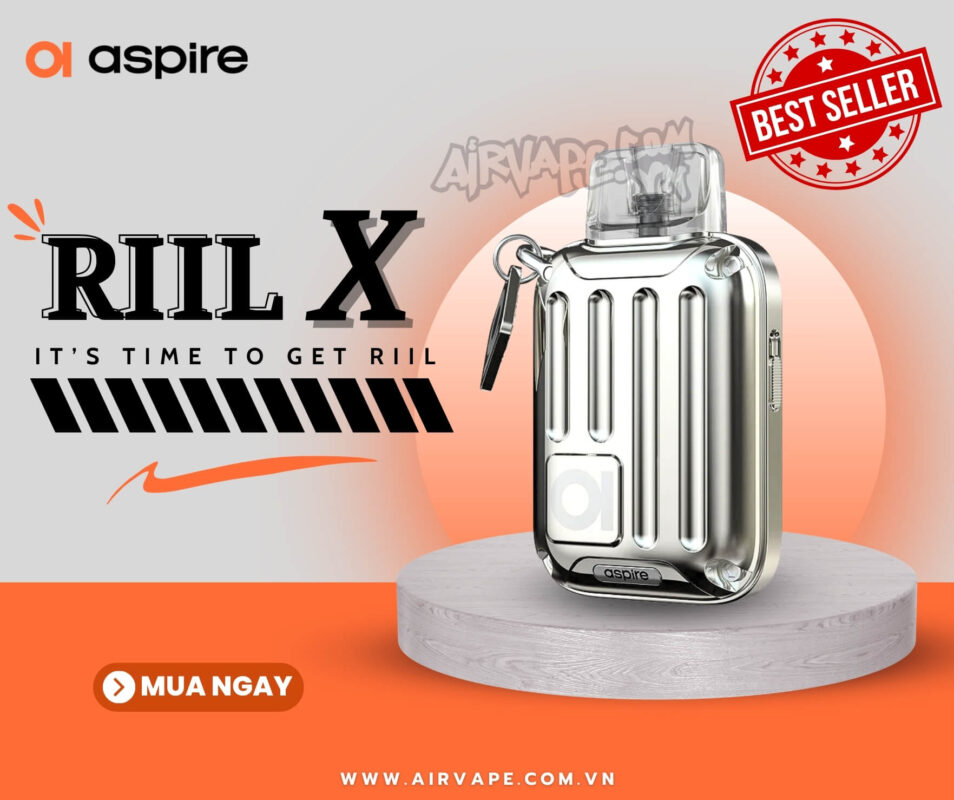 alt="Rill X Aspire, POD SYSTEM vali"