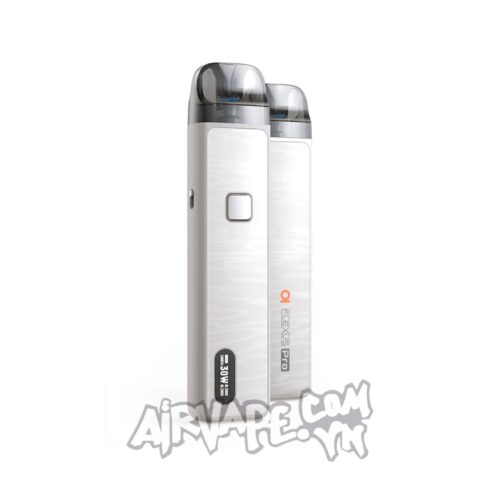 alt="aspire flexus pro peal white, pod system chính hãng air vape store"