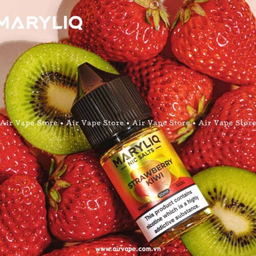 alt="Maryliq Salt Nic Strawberry Kiwi 30ml, tinh dầu chính hãng tphcm"