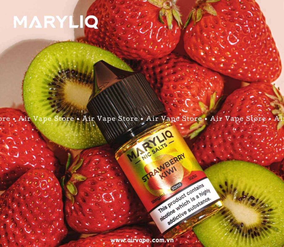 alt="Maryliq Salt Nic Strawberry Kiwi 30ml, tinh dầu chính hãng tphcm"