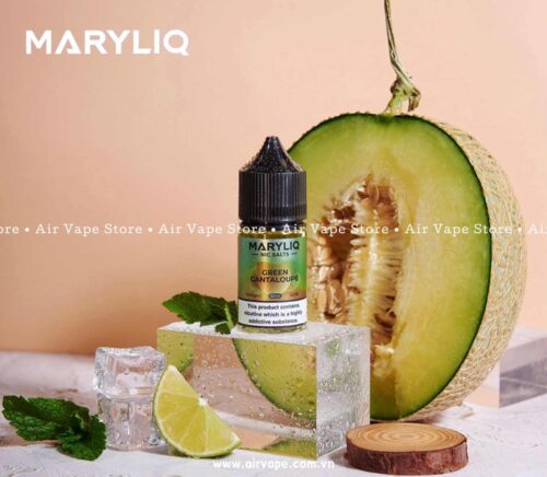 alt="Maryliq Salt Nic Green Cantaloupe 30ml, vị dưa lưới tinh dầu chính hãng quận 11"