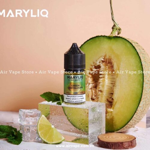 alt="Maryliq Salt Nic Green Cantaloupe 30ml, vị dưa lưới tinh dầu chính hãng quận 11"