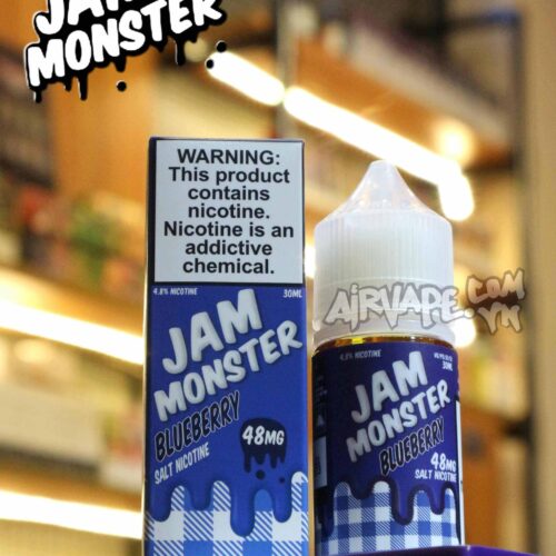 alt="jam monster blueberry, tinh dầu jam mứt việt quất, chính hãng quận 11"