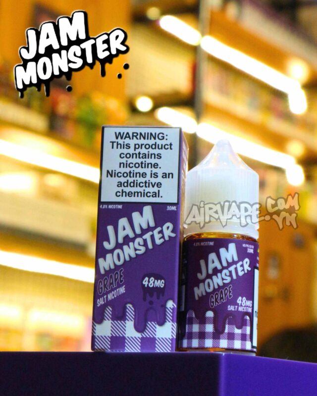 alt="jam monster grape, tinh dầu jam mứt nho, chính hãng quận 11"