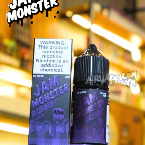 alt="jam monster blackberry, tinh dầu jam mứt nho đen , chính hãng quận 11"