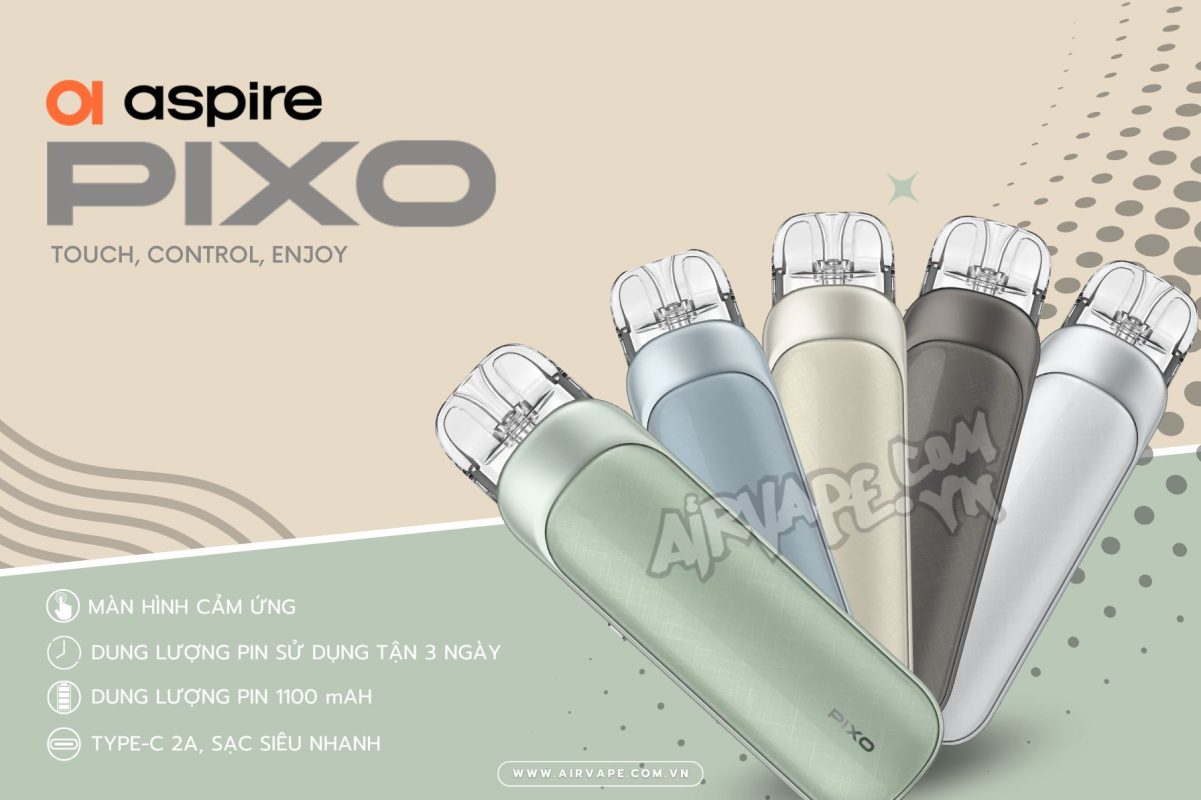 alt="Pixo 30w aspire, pod system aspire chính hãng"